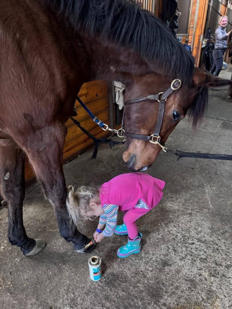 tito with little girl